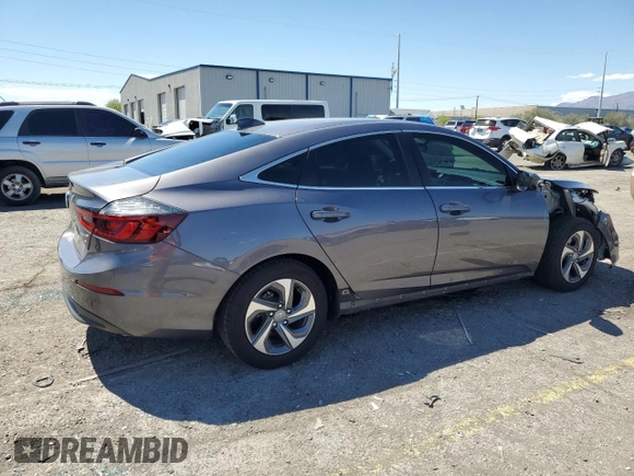 2019 Honda Insight EX z VIN 19XZE4F52KE033983, wystawiony jako Copart lot #56048285 z przebiegiem 103 742 mil mil oraz Szkoda całkowita • Salvage title. Historia ofert i sprzedaży dostępna na DreamBid. Obrazek 3.