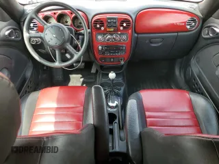 2006 Chrysler PT Cruiser Touring with VIN 3C3EY55E25T297335, listed as a Copart auction lot 52758605 with 75,295 mi miles and Salvage Title. Bid and sale history available at DreamBid. Image 8.