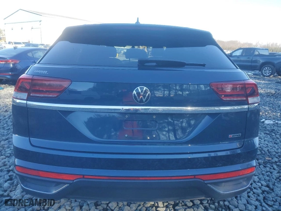 2021 Volkswagen Atlas Cross Sport 2.0T S with VIN 1V2GC2CA5MC231193, listed as a Copart auction lot 86912884 with 25,595 mi miles and Salvage Title. Bid and sale history available at carsss.com. Image 6.