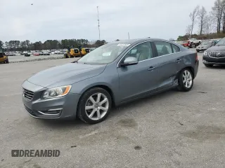 2016 Volvo S60 T5 Drive-E Premier with VIN YV126MFK0G2413889, listed as a Copart auction lot 48257655 with 112,016 mi miles and Salvage Title. Bid and sale history available at carsss.com. Image 1.
