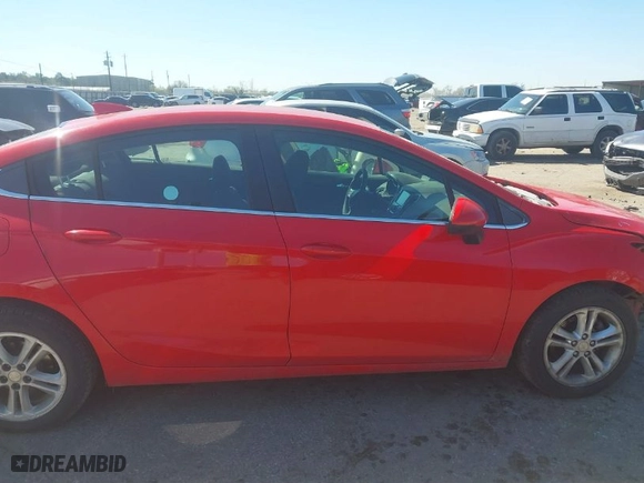 2018 Chevrolet Cruze LT with VIN 1G1BE5SM8J7171765, listed as a IAAI auction lot 41744257 with NaN miles. Bid and sale history available at carsss.com. Image 14.