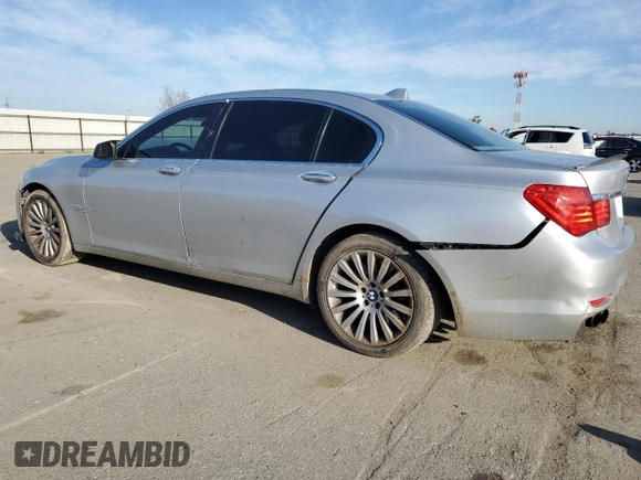 2009 BMW 7 Series 750Li with VIN WBAKB835X9CY57590, listed as a Copart auction lot 48168855 with 131,929 mi miles and Salvage title. Bid and sale history available at DreamBid. Image 2.