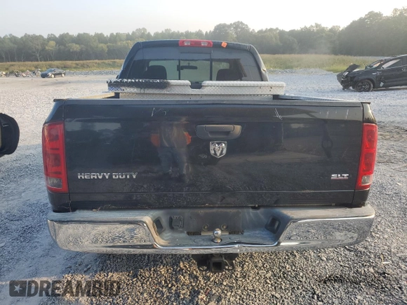 2005 Dodge Ram 2500 SLT with VIN 3D7KR28D95G734369, listed as a Copart auction lot 69692504 with 172,069 mi miles and Salvage Title. Bid and sale history available at carsss.com. Image 6.