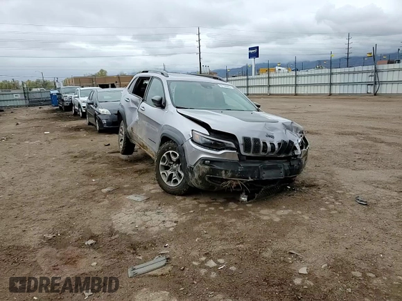 2021 Jeep Cherokee Trailhawk with VIN 1C4PJMBX2MD143446, listed as a Copart auction lot 55166945 with 83,841 mi miles and Salvage title. Bid and sale history available at DreamBid. Image 15.
