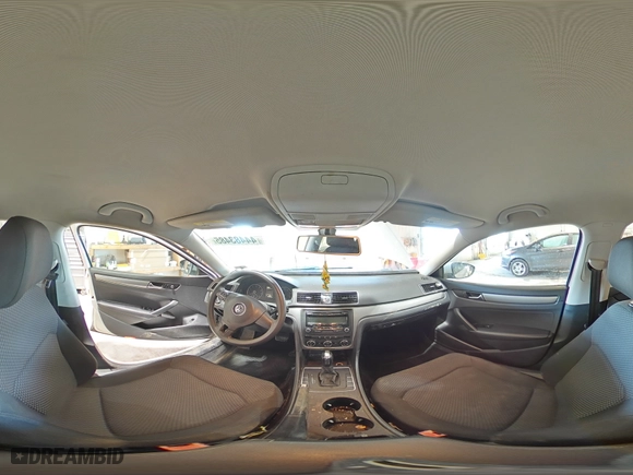 2012 Volkswagen Passat S w/Appearance with VIN 1VWAH7A38CC048859, listed as a Copart auction lot 44483485 with 182,959 mi miles and Salvage Title. Bid and sale history available at carsss.com. Image 13.