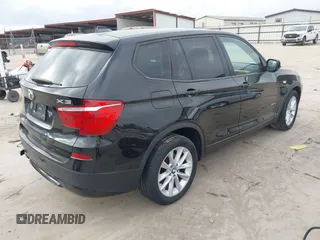 2014 BMW X3 xDrive28i with VIN 5UXWX9C50E0D25127, listed as a IAAI auction lot 41487866 with 117,576 mi miles and . Bid and sale history available at DreamBid. Image 4.