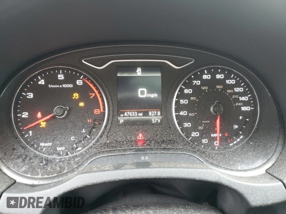 2021 Audi A3 Sedan S line Premium with VIN WAUBEGFF3LA097947, listed as a Copart auction lot 68297663 with 47,633 mi miles and Salvage Title. Bid and sale history available at carsss.com. Image 9.