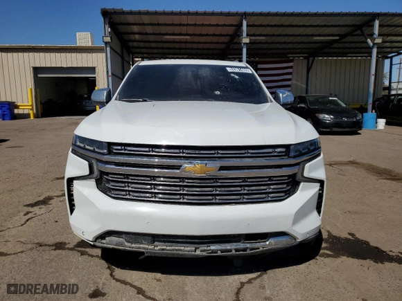 2023 Chevrolet Tahoe Premier with VIN 1GNSKSKD1PR273296, listed as a Copart auction lot 53361465 with 0 mi miles and Salvage Title. Bid and sale history available at carsss.com. Image 5.