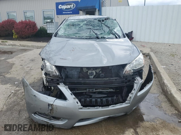2014 Nissan Sentra SV with VIN 3N1AB7AP5EL676671, listed as a Copart auction lot 57861945 with 128,872 mi miles and Non repairable. Bid and sale history available at DreamBid. Image 5.