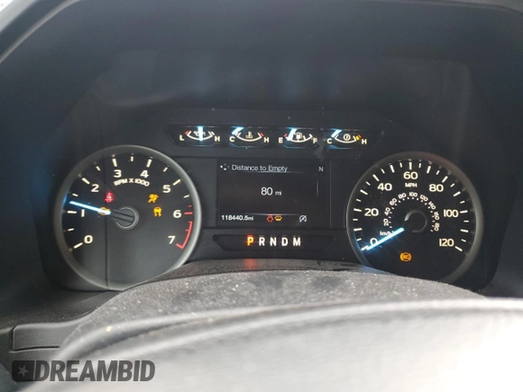 2018 Ford F-150 XL with VIN 1FTEW1CP0JKD97301, listed as a Copart auction lot 53729285 with 118,440 mi miles and Salvage Title. Bid and sale history available at carsss.com. Image 9.