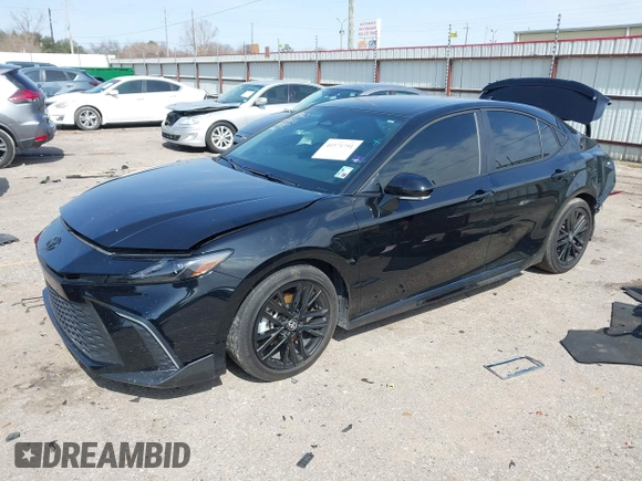 2025 Toyota Camry LE with VIN 4T1DAACK6SU029608, listed as a IAAI auction lot 41571751 with 9,030 mi miles and . Bid and sale history available at DreamBid. Image 17.