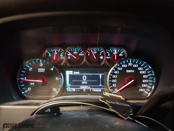 2016 Chevrolet Silverado 1500 LT with VIN 1GCRCREC8GZ137747, listed as a IAAI auction lot 41235393 with 158,487 mi miles. Bid and sale history available at carsss.com. Image 7.
