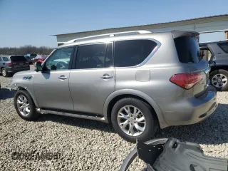 2012 Infiniti QX56 7-passenger with VIN JN8AZ2NF5C9518211, listed as a Copart auction lot 47942855 with 146,207 mi miles and Salvage Title. Bid and sale history available at carsss.com. Image 2.
