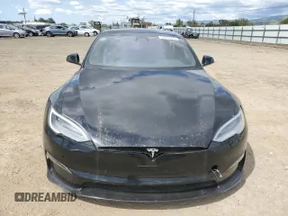 2021 Tesla Model S Plaid with VIN 5YJSA1E62MF455304, listed as a Copart auction lot 51279555 with 17,951 mi miles and Salvage title. Bid and sale history available at DreamBid. Image 5.