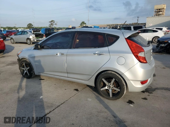 2012 Hyundai Accent SE with VIN KMHCU5AE4CU058727, listed as a Copart auction lot 54253065 with 177,409 mi miles and Salvage Title. Bid and sale history available at carsss.com. Image 2.