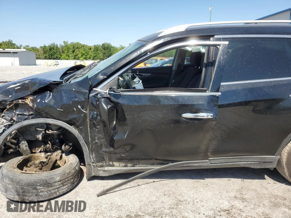 2015 Nissan Rogue SV with VIN KNMAT2MV7FP526333, listed as a Copart auction lot 52673815 with 155,262 mi miles and Salvage Title. Bid and sale history available at carsss.com. Image 7.