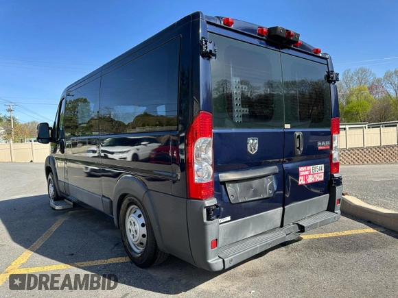 2014 Ram ProMaster Cargo with VIN 3C6TRVAGXEE124326, listed as a Copart auction lot 55213065 with 48,334 mi miles and Clean Title. Bid and sale history available at carsss.com. Image 2.