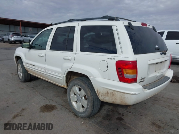 2001 Jeep Grand Cherokee Limited with VIN 1J4GW58N21C560302, listed as a IAAI auction lot 41072475 with 172,529 mi miles. Bid and sale history available at carsss.com. Image 3.