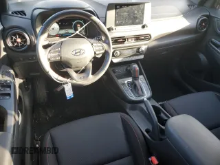2022 Hyundai Kona N Line with VIN KM8K3CA33NU773941, listed as a Copart auction lot 86477754 with 51,259 mi miles and Salvage Title. Bid and sale history available at carsss.com. Image 8.