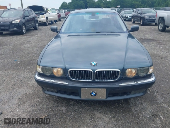 2001 BMW 7 Series 740i with VIN WBAGG834X1DN87354, listed as a IAAI auction lot 42749277 with Not provided miles and . Bid and sale history available at DreamBid. Image 6.