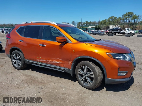 2017 Nissan Rogue SL with VIN 5N1AT2MV7HC751485, listed as a IAAI auction lot 42070057 with 93,921 mi miles. Bid and sale history available at carsss.com. Image 1.