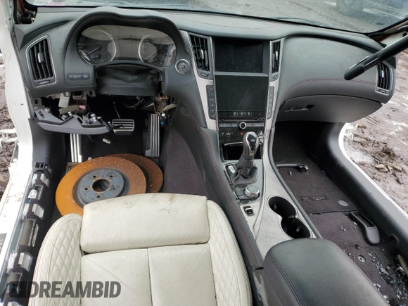 2020 Infiniti Q50 Red Sport 400 с VIN JN1FV7AP3LM630188, выставлен на аукционе Copart как лот 44152815 с пробегом Не указан миль и Списание • Salvage title. История ставок и продаж доступна на DreamBid. Изображение 8.