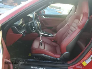 2021 Porsche 911 Turbo S with VIN WP0CD2A90MS263755, listed as a Copart auction lot 44530504 with 0 mi miles. Bid and sale history available at carsss.com. Image 7.