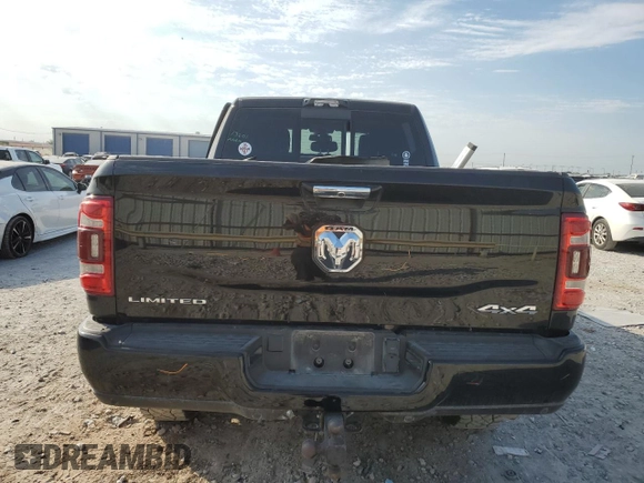2022 Ram 2500 Limited with VIN 3C6UR5SLXNG418460, listed as a Copart auction lot 75847674 with 45,499 mi miles and Salvage title. Bid and sale history available at DreamBid. Image 6.