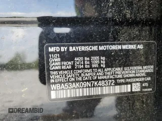 2022 BMW 2 Series 228i z VIN WBA53AK09N7K48372, wystawiony jako Copart lot #53375205 z przebiegiem 51 990 mil mil oraz Szkoda całkowita • Salvage title. Historia ofert i sprzedaży dostępna na DreamBid. Obrazek 12.