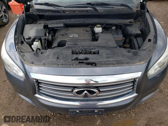 2013 Infiniti JX35 with VIN 5N1AL0MM5DC332573, listed as a Copart auction lot 54174764 with 234,774 mi miles and Salvage Title. Bid and sale history available at carsss.com. Image 11.