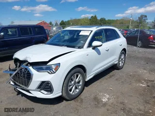 2023 Audi Q3 S line Premium with VIN WA1DECF35P1132966, listed as a IAAI auction lot 41985948 with 42,248 mi miles. Bid and sale history available at carsss.com. Image 17.