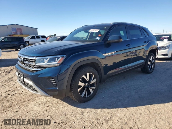 2020 Volkswagen Atlas SE with VIN 1V23C2CA9LC201305, listed as a Copart auction lot 78867374 with 53,654 mi miles and Salvage title. Bid and sale history available at DreamBid. Image 1.