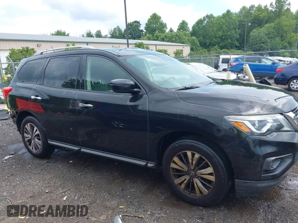2018 Nissan Pathfinder SV with VIN 5N1DR2MM0JC609570, listed as a IAAI auction lot 42707055 with 136,893 mi miles and . Bid and sale history available at DreamBid. Image 14.