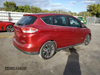 2017 Ford C-Max Titanium z VIN 1FADP5DU5HL109402, wystawiony jako Copart lot #82934474 z przebiegiem 14 617 mil mil oraz Nie do naprawy • Non repairable. Historia ofert i sprzedaży dostępna na DreamBid. Obrazek 3.