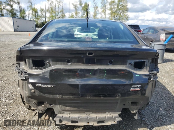2014 Dodge Dart SXT with VIN 1C3CDFBB8ED743643, listed as a Copart auction lot 53988915 with 168,461 mi miles and Salvage Title. Bid and sale history available at carsss.com. Image 6.