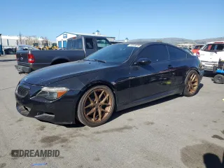2007 BMW 6 Series M6 with VIN WBSEH93557CY23910, listed as a Copart auction lot 46648875 with 0 mi miles and Salvage Title. Bid and sale history available at carsss.com. Image 1.