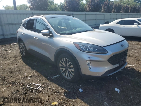 2020 Ford Escape Titanium Hybrid with VIN 1FMCU9DZ0LUC19127, listed as a Copart auction lot 64840315 with Not provided miles and Salvage title. Bid and sale history available at DreamBid. Image 4.
