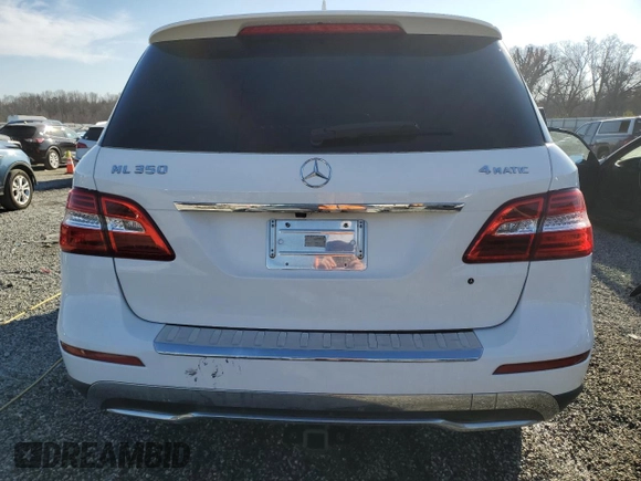 2015 Mercedes-Benz M ML 350 with VIN 4JGDA5HB7FA546715, listed as a Copart auction lot 46799185 with 133,491 mi miles and Salvage Title. Bid and sale history available at carsss.com. Image 6.