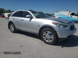 2011 Infiniti FX with VIN JN8AS1MW3BM734697, listed as a Copart auction lot 53041115 with 118,520 mi miles and Salvage title. Bid and sale history available at DreamBid. Image 4.