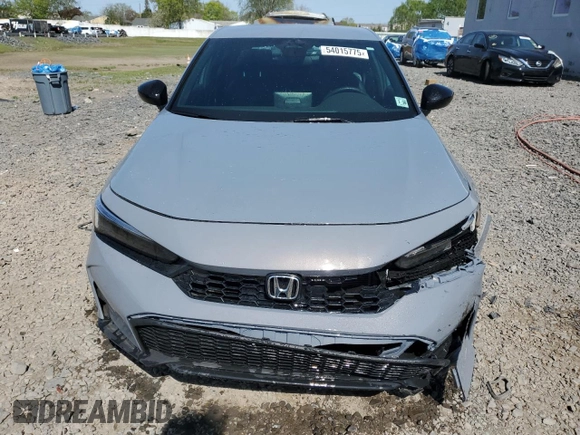 2025 Honda Civic Sport z VIN 19XFL2H83SE011575, wystawiony jako Copart lot #54015775 z przebiegiem 3 001 mil mil oraz Szkoda całkowita • Salvage title. Historia ofert i sprzedaży dostępna na DreamBid. Obrazek 5.