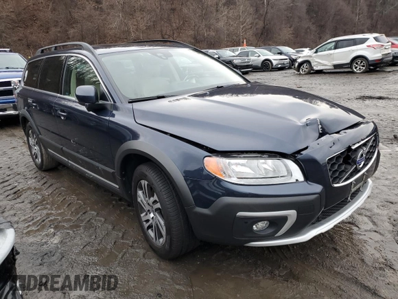 2015 Volvo XC70 T5 Drive-E Premier with VIN YV440MBK5F1207782, listed as a Copart auction lot 85310444 with 76,748 mi miles and Salvage Title. Bid and sale history available at DreamBid. Image 4.