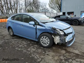 2014 Toyota Prius Plug-In with VIN JTDKN3DP7E3049348, listed as a Copart auction lot 50958045 with 79,610 mi miles and Salvage Title. Bid and sale history available at carsss.com. Image 4.