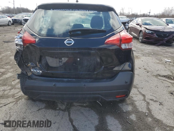 2020 Nissan Kicks S with VIN 3N1CP5BV0LL489833, listed as a Copart auction lot 46720205 with 89,602 mi miles and Salvage Title. Bid and sale history available at carsss.com. Image 6.