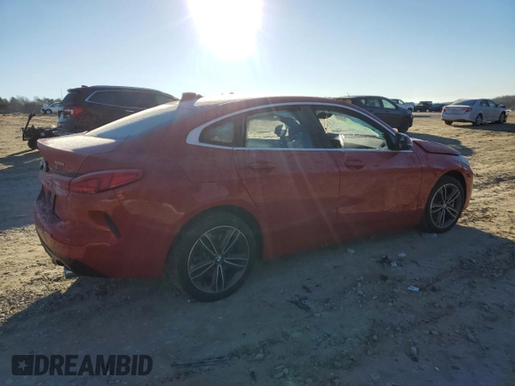 2021 BMW 2 Series 228i xDrive with VIN WBA73AK04M7H57148, listed as a Copart auction lot 82225793 with 0 mi miles. Bid and sale history available at carsss.com. Image 3.