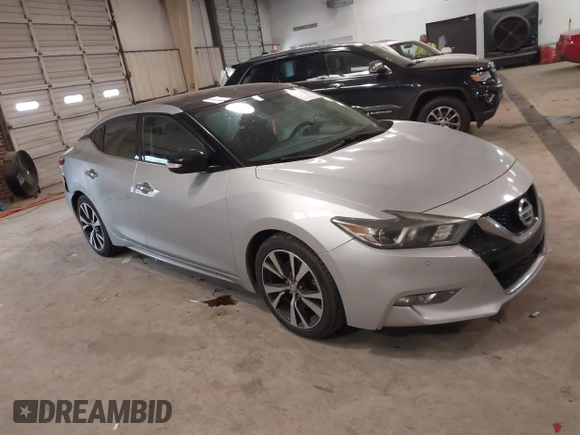 2018 Nissan Maxima SV with VIN 1N4AA6APXJC367526, listed as a IAAI auction lot 41427841 with 113,533 mi miles and . Bid and sale history available at DreamBid. Image 1.