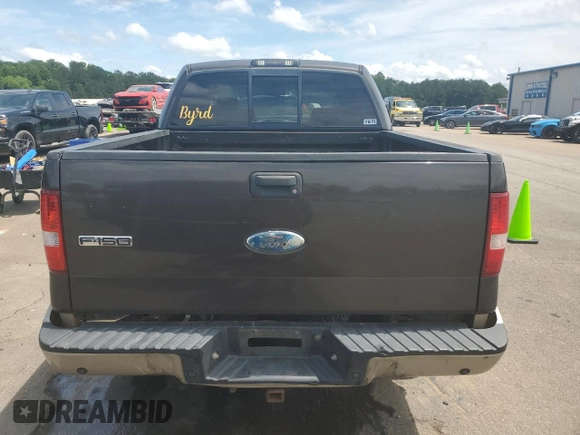 2007 Ford F-150 XLT with VIN 1FTPW14V77KD25879, listed as a Copart auction lot 58498505 with 177,059 mi miles and Salvage title. Bid and sale history available at DreamBid. Image 6.