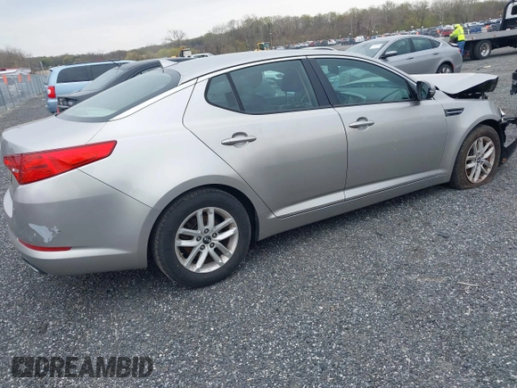 2011 Kia Optima LX with VIN KNAGM4A74B5097616, listed as a IAAI auction lot 41997992 with 157,417 mi miles and . Bid and sale history available at DreamBid. Image 4.