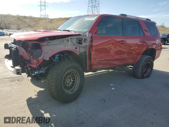 2018 Toyota 4Runner SR5 with VIN JTEBU5JR6J5531422, listed as a Copart auction lot 53026915 with 74,342 mi miles and Salvage Title. Bid and sale history available at carsss.com. Image 1.