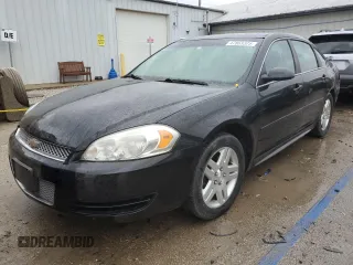 2013 Chevrolet Impala LT with VIN 2G1WB5E31D1121949, listed as a Copart auction lot 47863325 with 96,626 mi miles and Salvage Title. Bid and sale history available at DreamBid. Image 1.