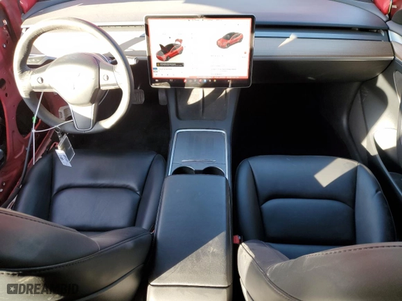 2023 Tesla Model 3 Long Range with VIN 5YJ3E1EB9PF610537, listed as a Copart auction lot 86519084 with NaN miles and Salvage Title. Bid and sale history available at carsss.com. Image 8.